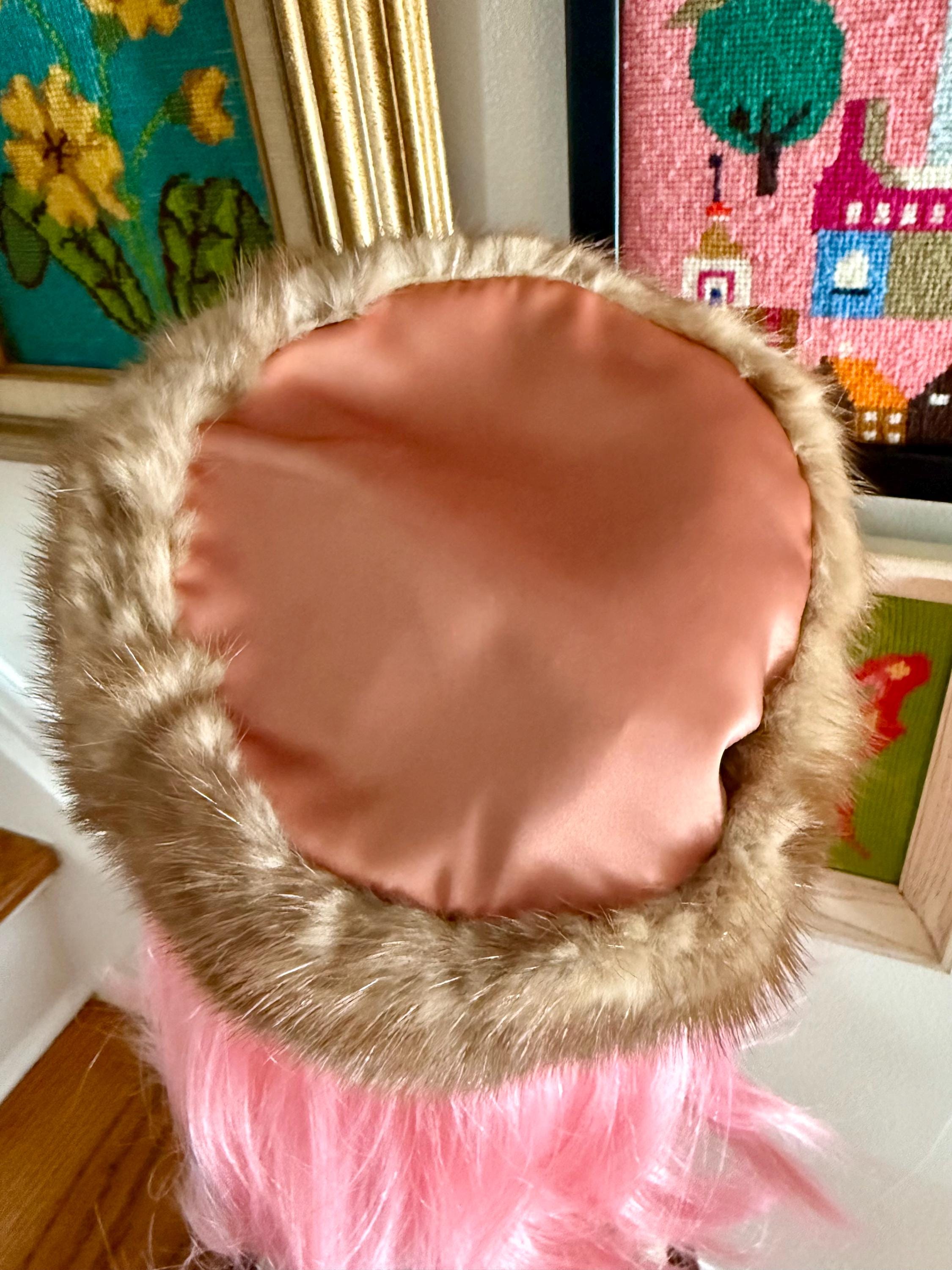 Vintage Mink Fir Angled Pillbox Hat Mink Pillbox 1960s Vintage Hats for Women for sale | eBay main image 2