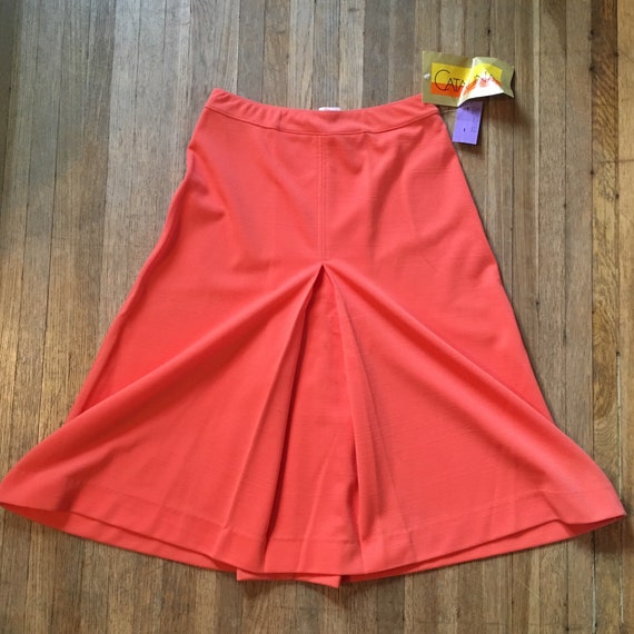 Vintage 70s Deadstock Salmon Catalina Skirt / Dead