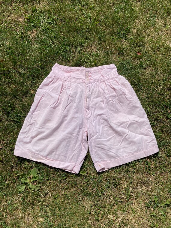 Vintage 80s Pink Cotton Jordache Shorts / Vintage… - image 10