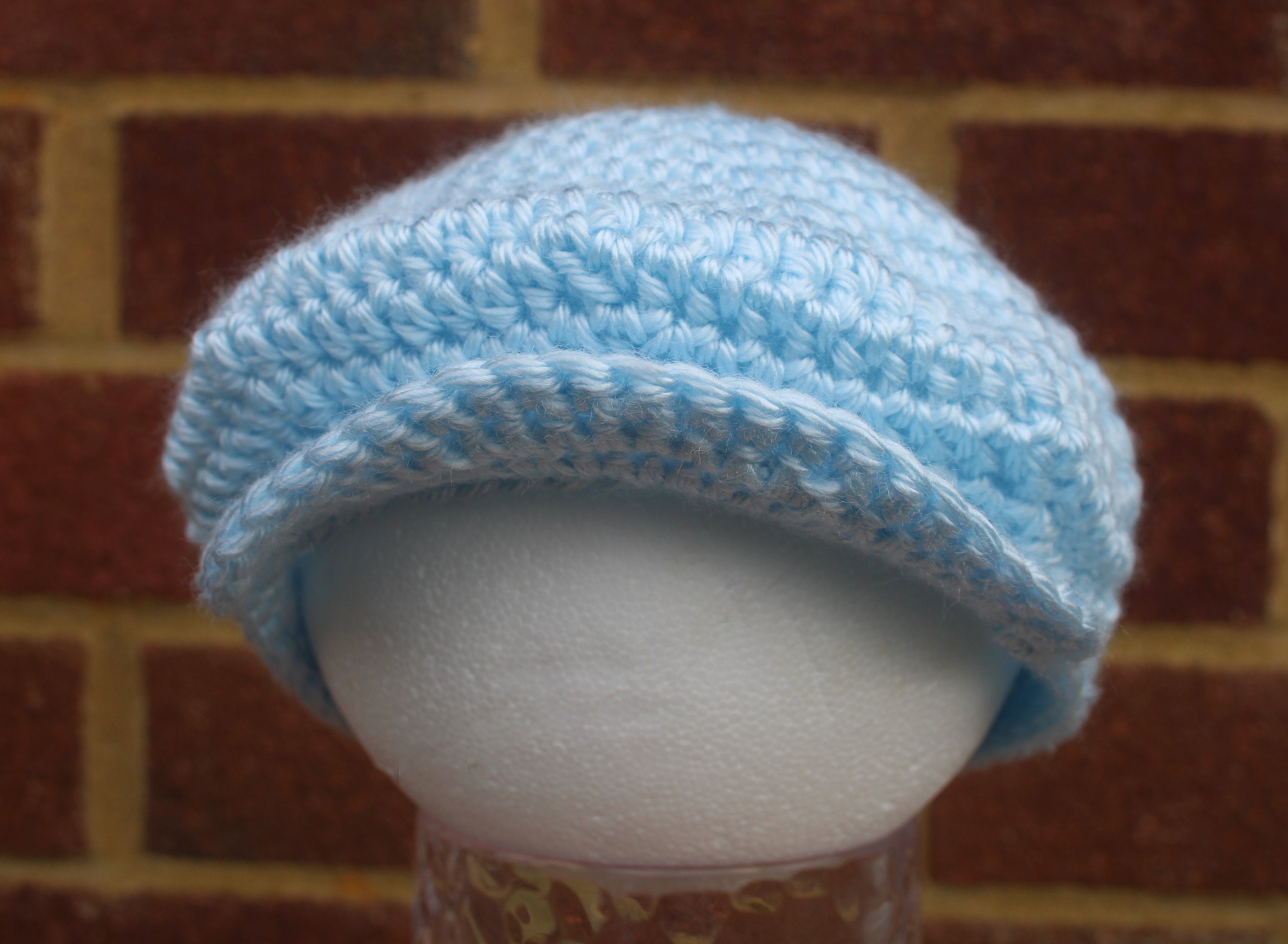 Crochet Newsboy Cap Boys Scally Cap Baby Peaky Blinders Hat Etsy