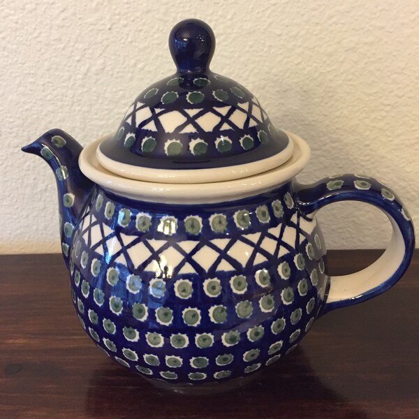 Polish Pottery Large Tea/Coffee Pot