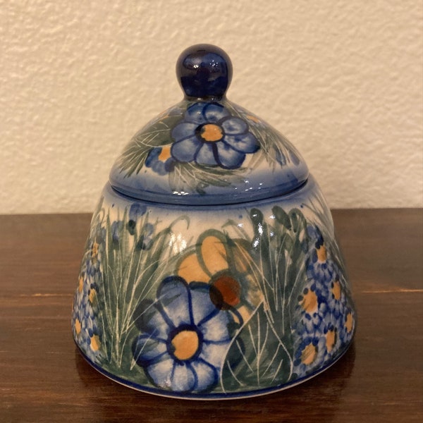 Polish Pottery UNIKAT Sugar/Condiment/Trinket Dish