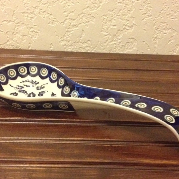 Polish Pottery Spoon Rest