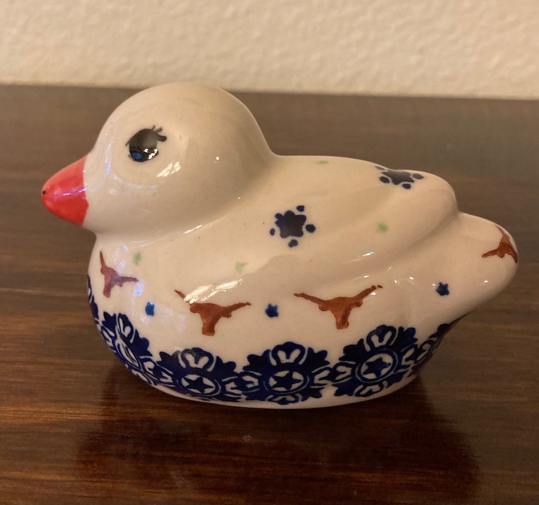 Polish Pottery Duck - Etsy