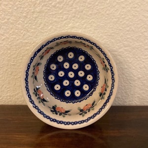 Polish Pottery Fluted Bowl