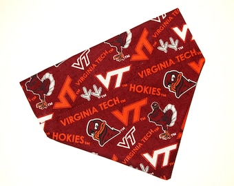 Virginia tech dog bandana Clearance