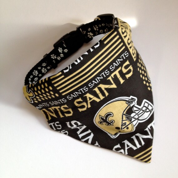 tie on diy bandana dog Slip New No Dog Tie Over  Collar Orleans Etsy Bandana Saints