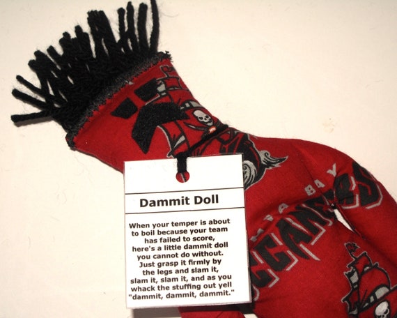 Dammit Doll Original Stress Relief Doll 12 Orange Hair Blue