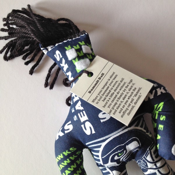 Dammit Doll, Seattle Seahawks, stress relief