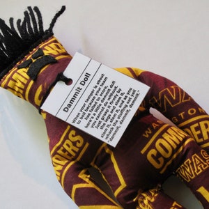 Dammit Doll, Washington Commanders, football stress relief item