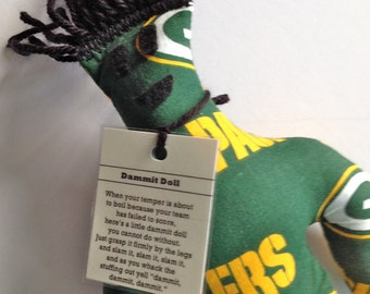 Dammit Doll, Green Bay Packers, stress relief