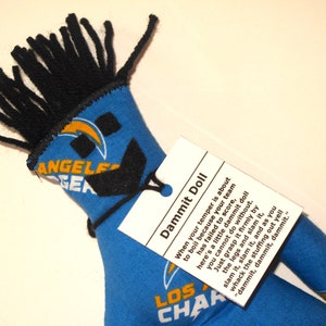 Dammit Doll, Los Angeles Chargers, stress relief