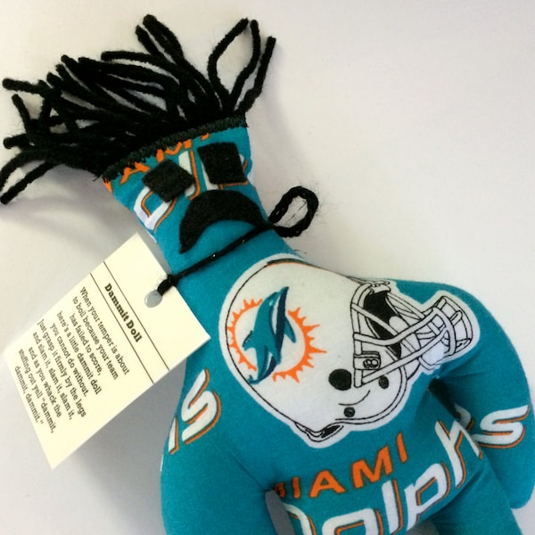 Dammit Doll, Miami Dolphins, football stress relief item