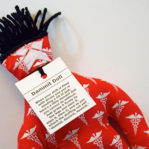 Nurse Dammit Doll, Stress Relief Item - Etsy