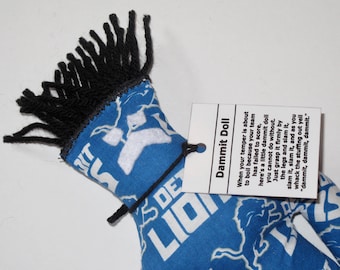 Dammit Doll, Detroit Lions, football stress relief item