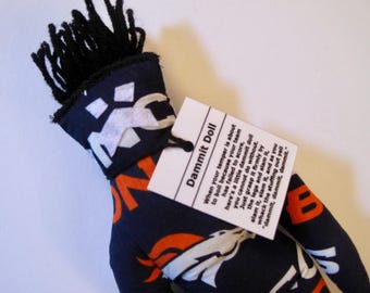 Dammit Doll, Denver Broncos, football stress relief