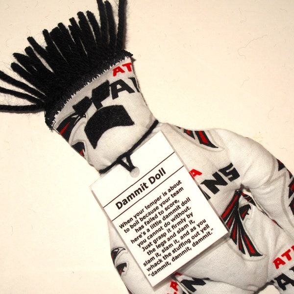 Dammit Doll, Atlanta Falcons, football stress relief item