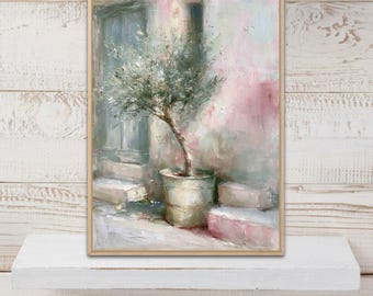 Olive Tree Poster ,Olive Tree Print, Olive Tree Wall Art, Olive Print, Botanical Print, Kitchen Decor
