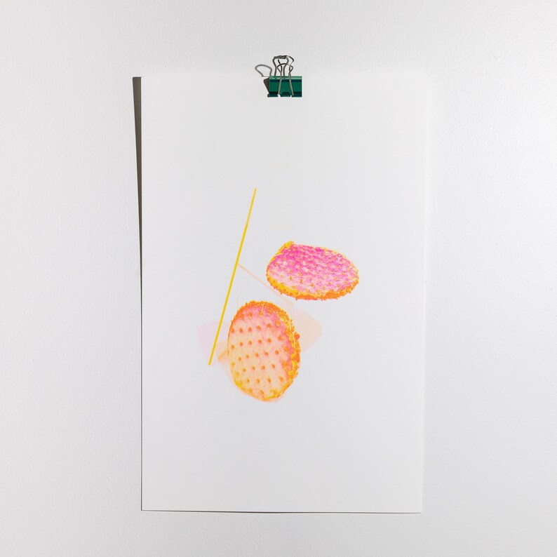 Cactus, Risograph Print 2022 image 1