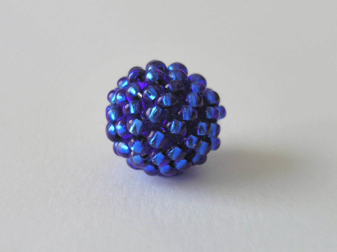 6 blaue handgemachte Perlen Perlen Etsy