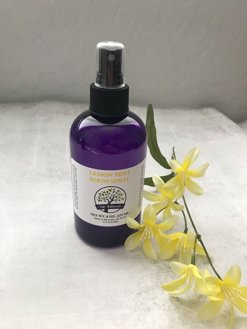 Lemon Mint Room Spray Air Freshener Linen Spray Gift For Etsy