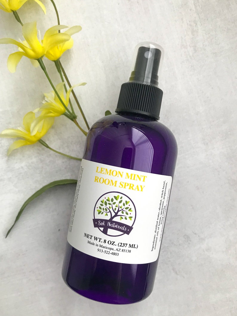 Lemon Mint Room Spray Air Freshener Linen Spray Gift for Etsy