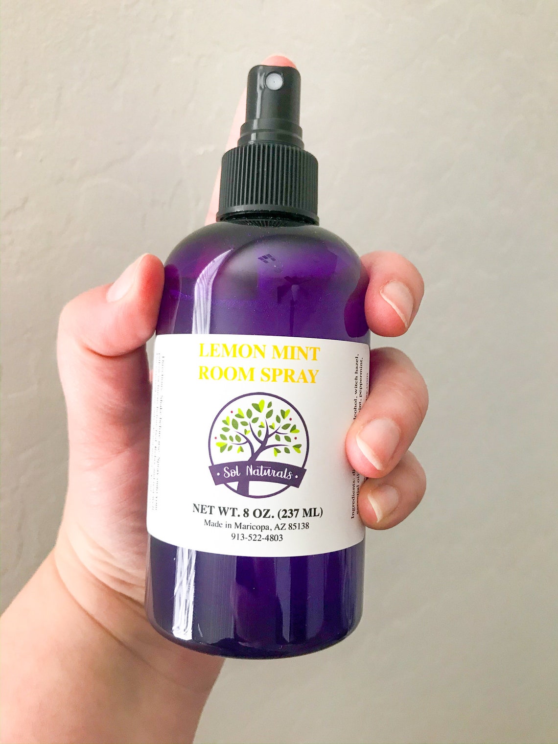 Lemon Mint Room Spray Air Freshener Linen Spray Gift For Etsy