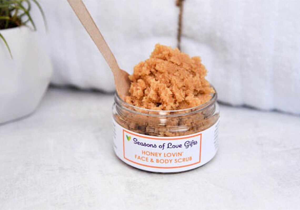 Honey Face Sugar Scrub Natural Face Wash Acne Scrub Etsy