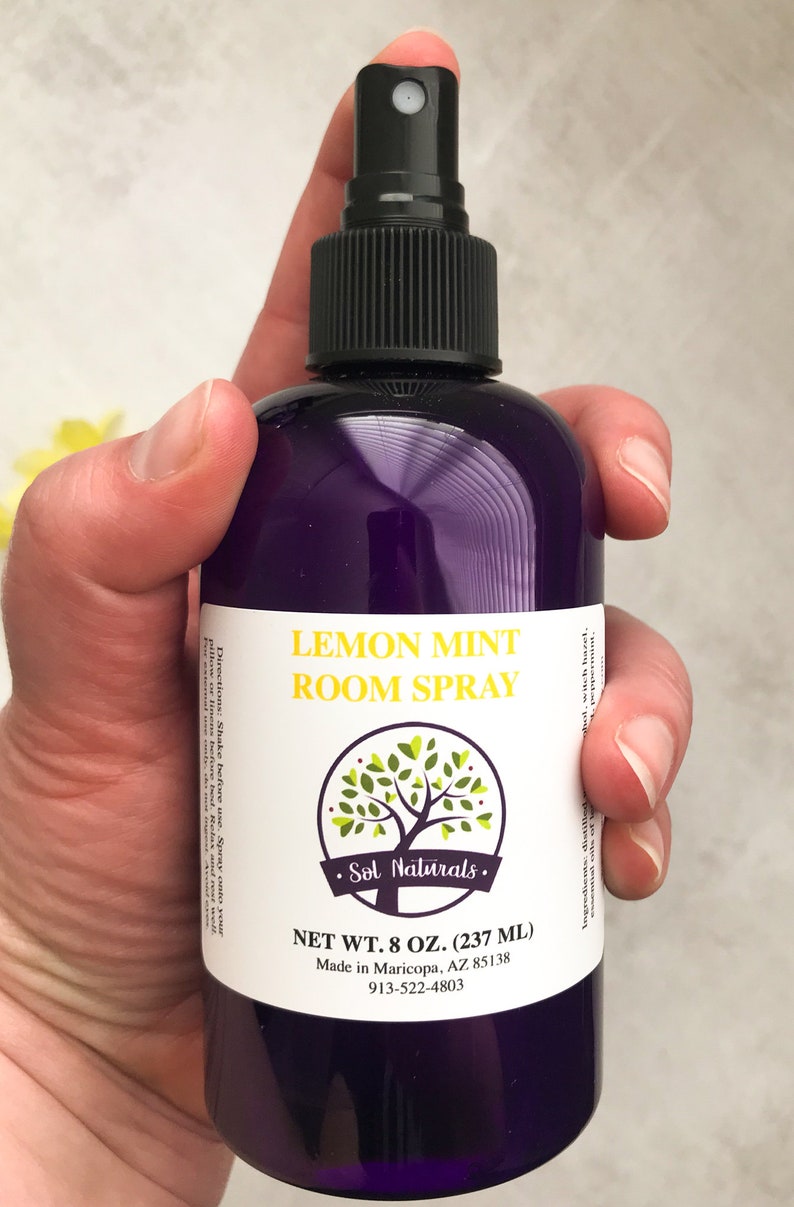 Lemon Mint Room Spray Air Freshener Linen Spray Gift For Etsy