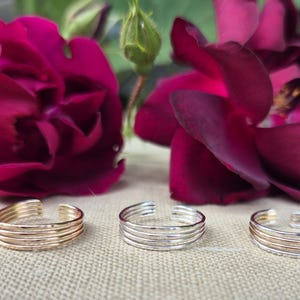 4 Wire Toe Rings