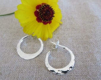 Small Classic Hoops 3 sizes , Sterling Silver, 14Kt Gold Filled