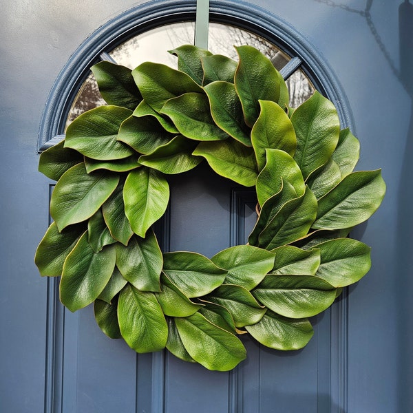 Magnolia Year Round Wreath- All Season Wreath- Front Door Wreath - Spring Wreath- Summer Wreath- Versatile Seasonal Decor- Mother's Day Gift