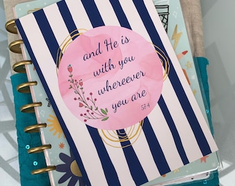 Ramadan und Eid Geschenkset, Blanko-Journal mit islamischem Zitat und Scrapbooking Sticker Set