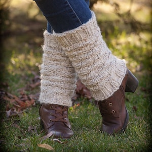 Loom Knit Legwarmer PATTERN. Forest Walk Ladies Legwarmers/ Boot toppers. Child, Teen & Adult Sizes. Instant PDF PATTERN Download.