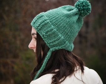 帽子 y.a.r.n kint hat WonkyZebra - WZ944 Family Sizes Beanie Hat Vintage Knitting