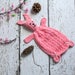 Loom Knit Bunny Lovey Pattern, Rabbit Blanket Toy for Baby, PDF Loom ...