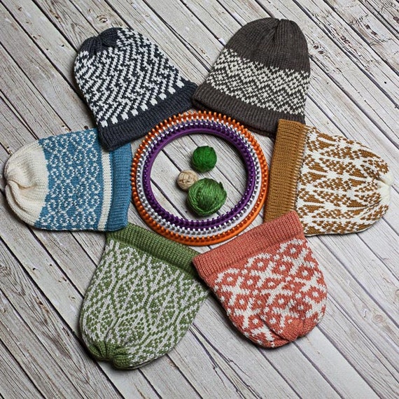 Loom Knit Fair Isle Hat Pattern Collection 6 Fair Isle Hat Loom Knitting Patterns Included Pdf Download Loom Knit Fair Isle Hat Pattern Collection 6 Fair Isle Hat Loom Knitting Patterns Included Pdf Download