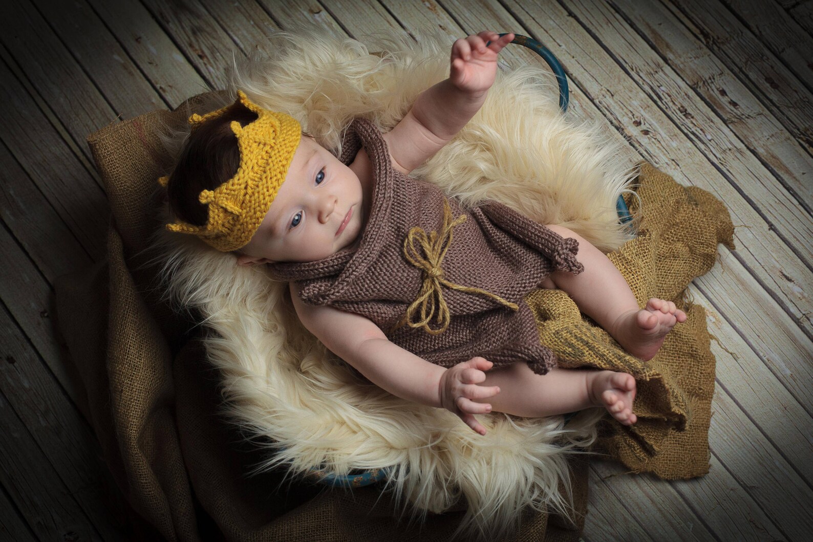 Loom Knit Crown Headband PATTERN. Perfect Newborn Photo Prop Etsy