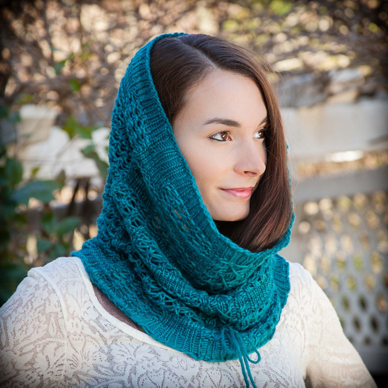 Loom Knit Lace Shawl, Snood, Cowl, Scarf, Table Runner Patterns