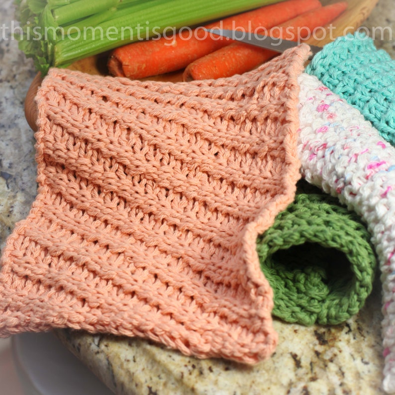 unique patterns included 7 Loom Knitting Stitches while Looming these cloths Learn 7 Loom Knit Wash Cloth Patterns. PATTERN ONLY!