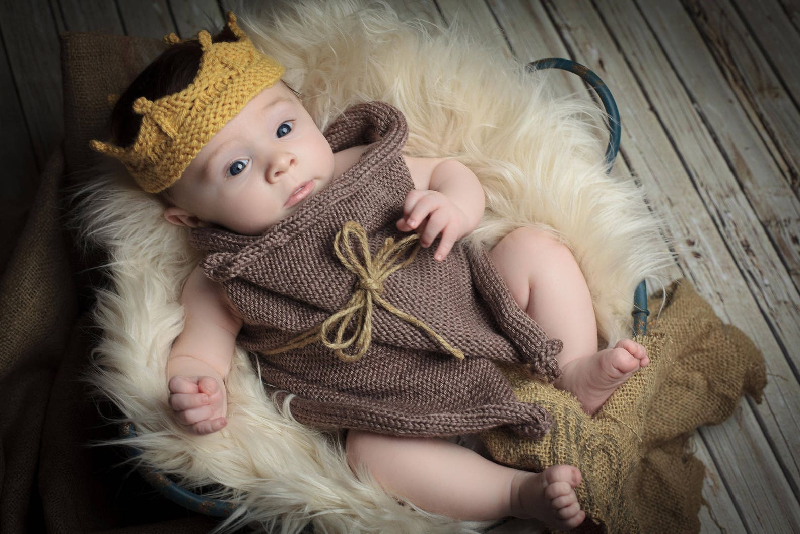 Loom Knit Crown Headband PATTERN. Perfect Newborn Photo Prop Etsy