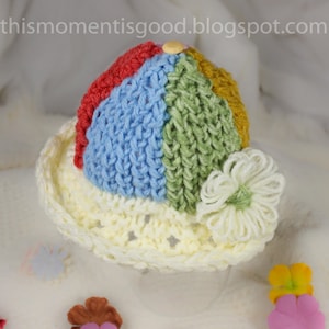 Loom Knit hat PATTERN Loom Knit sun hat Pattern loom knit beach hat Loom Knit Baby Hat Pattern 3-12 months Unisex pattern  PDF PATTERN!