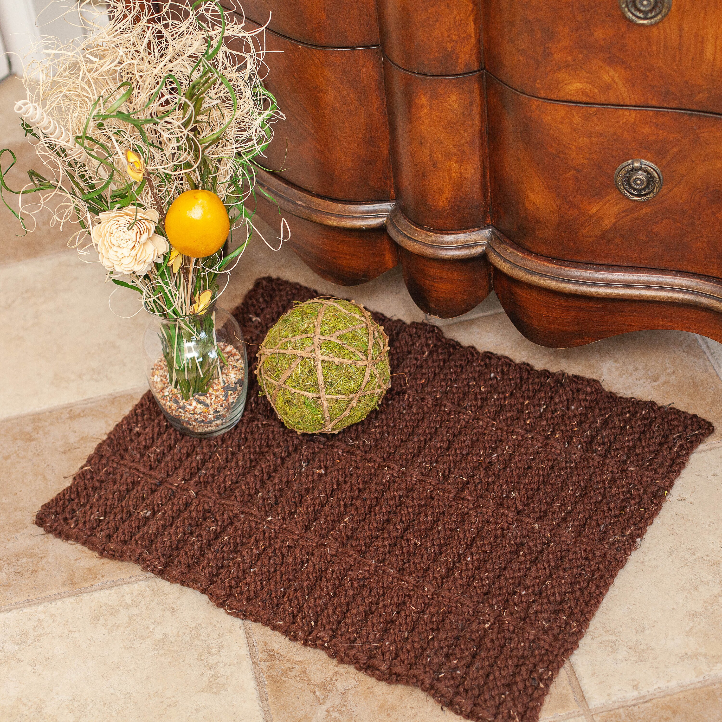 Loom Collection Pattern Rug Loom Knit Rug PATTERN. Use as an Accent Rug, Bathmat, Doormat. PDF ...
