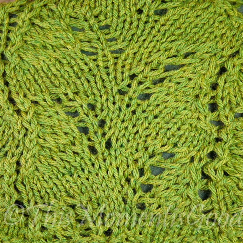 Loom Knit Lace Hat PATTERN. Fern Lace Hat Lightweight Lace Hat - Etsy