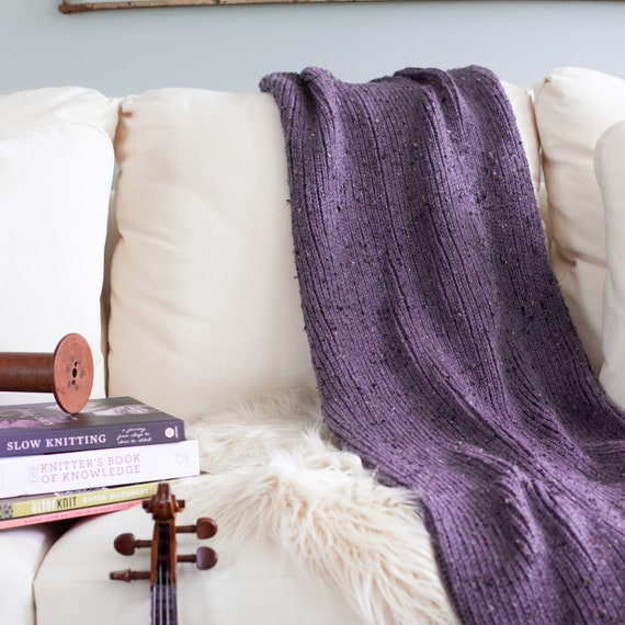 Loom Knit Blanket Pdf Pattern The Fisherman S Blanket Modern Minimalist Style Beginner Friendly 8 Sizes Digital Pattern Download