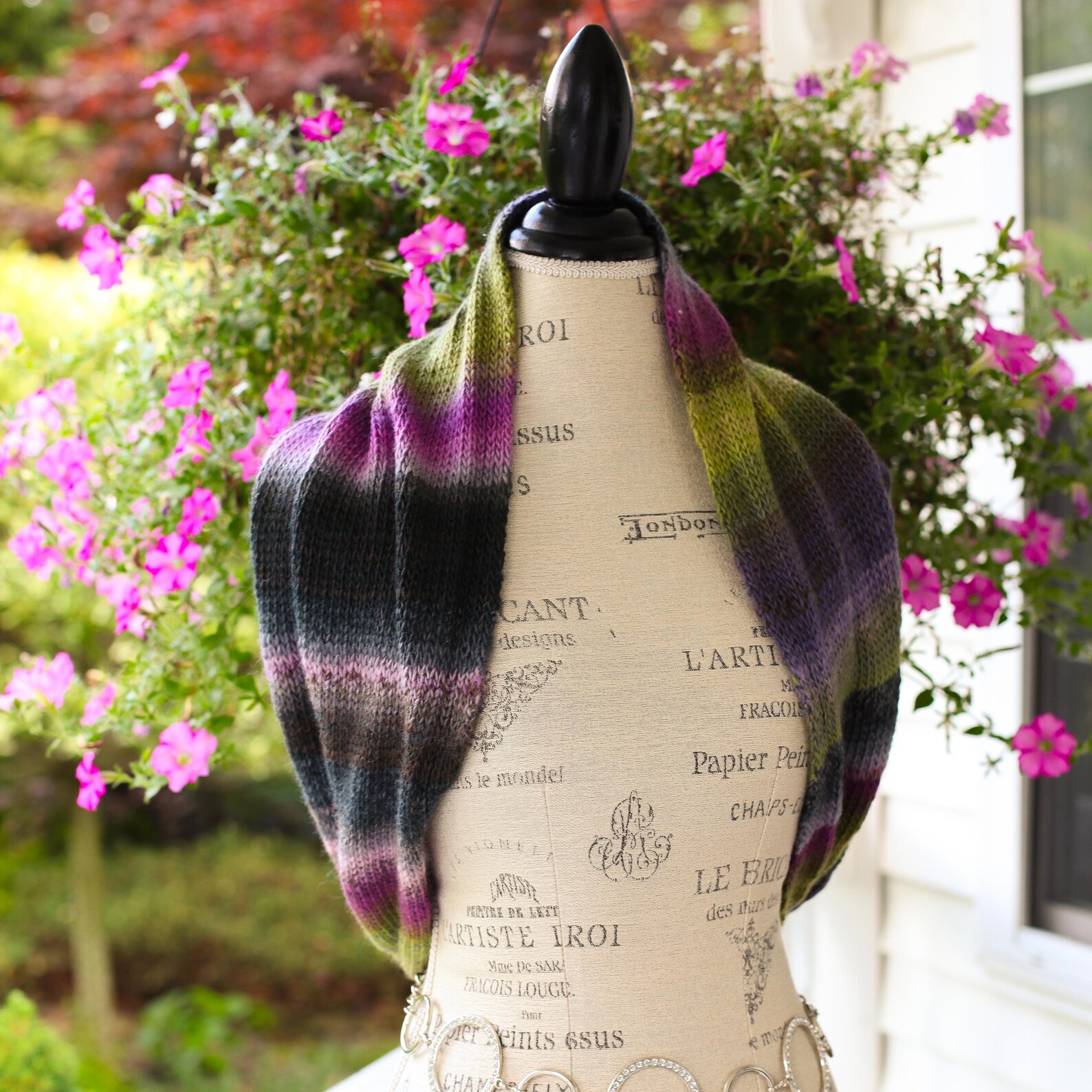 Loom Knit Vest Pattern. Shrug Style Vest With Pretty Eyelet Etsy