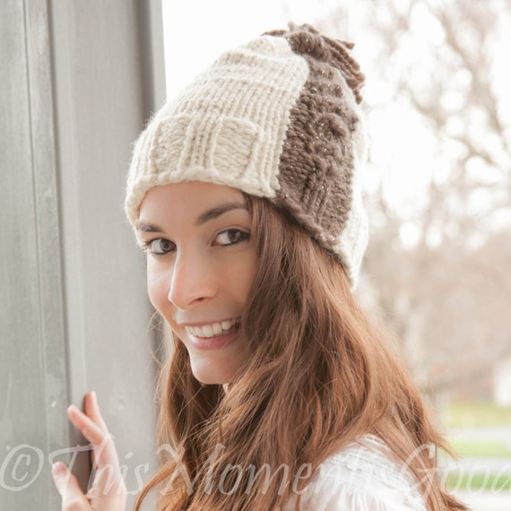 Loom Knit Cable Hat PATTERN. the Cable Express Hat PATTERN  display picture 3