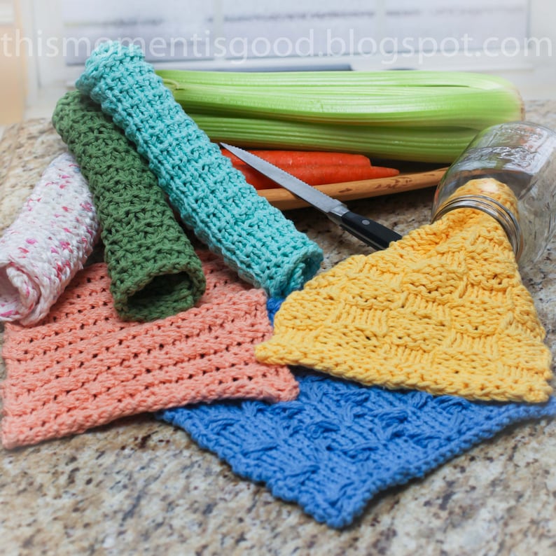 unique patterns included 7 Loom Knitting Stitches while Looming these cloths Learn 7 Loom Knit Wash Cloth Patterns. PATTERN ONLY!