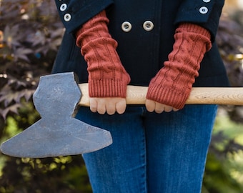MODELLO di guanti senza dita lavorati a telaio, guanti leggeri per cavi, guanti da lettura per cavi lavorati a telaio, guanti, MODELLO PDF. Taglie da donna.