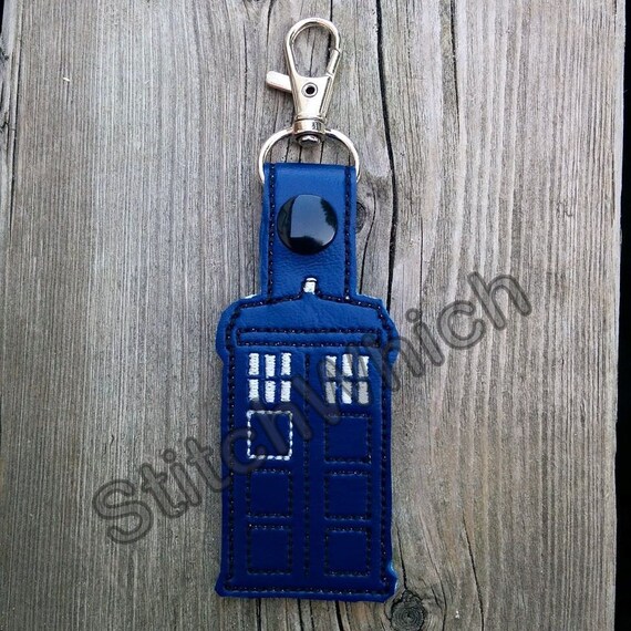 Tardis Inspired Snap Tabkey Fob - phone tablet only doctor who tardis roblox